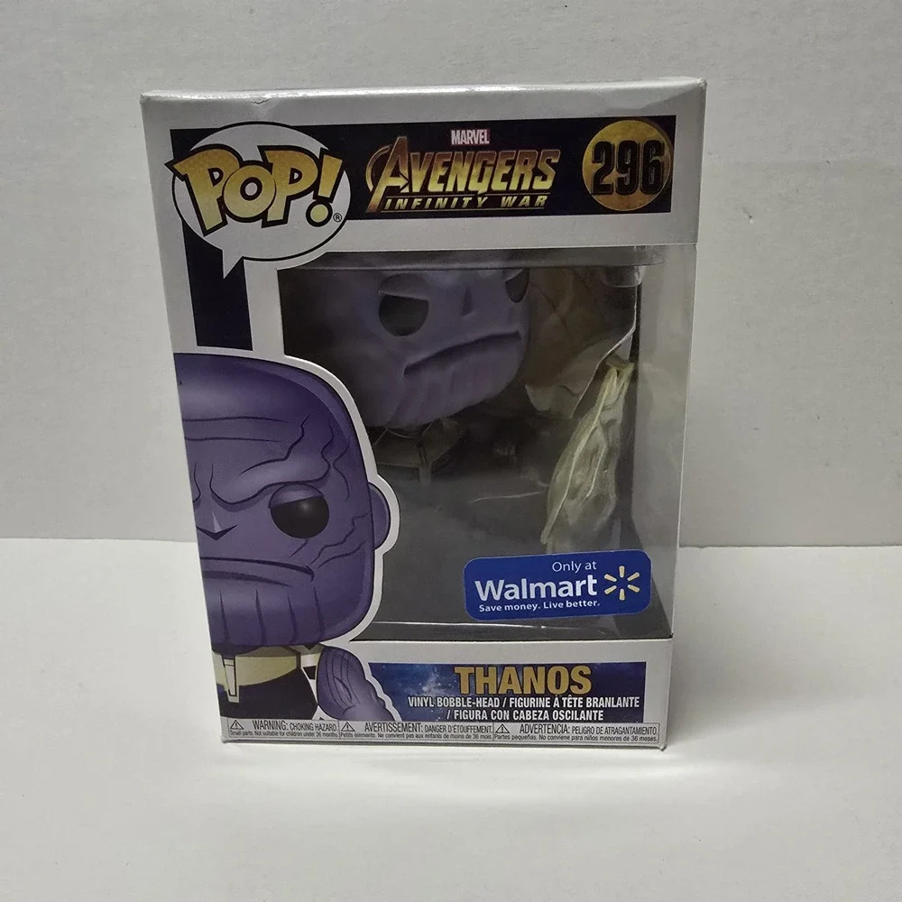 Funko Pop Marvel Avengers Infinity War Thanos 296 Walmart Exclusive Figure